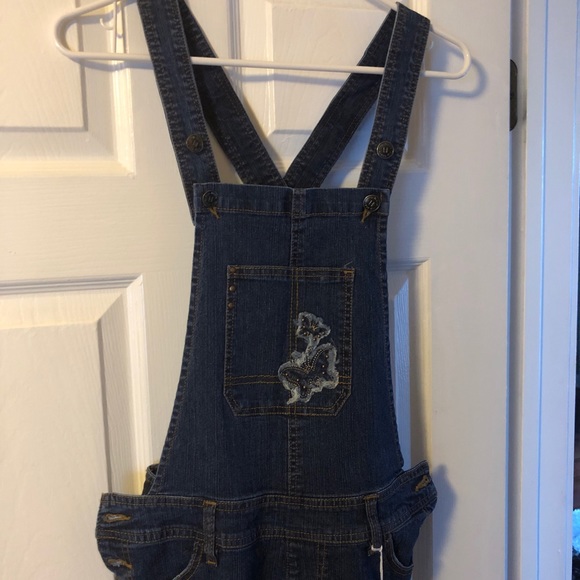Blue Butterfly Overalls - Picture 4 of 8